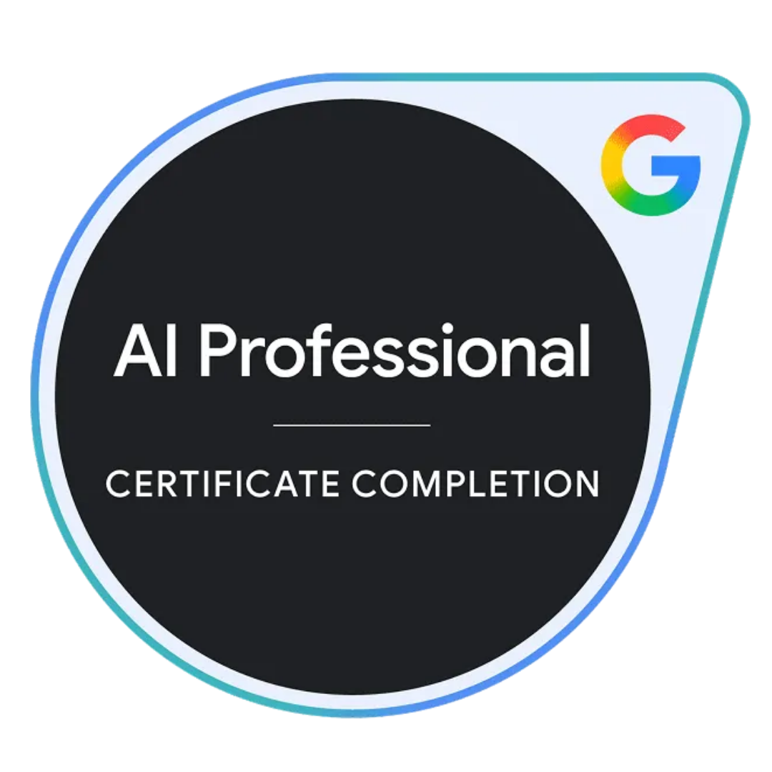 Badge Google AI Professional